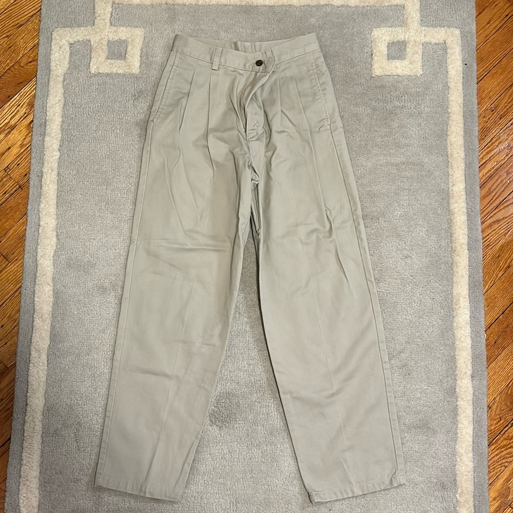Vintage High waisted Izod Khaki Pants